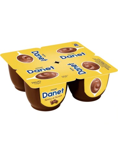 DANET NATILLAS CHOCOLATE X4