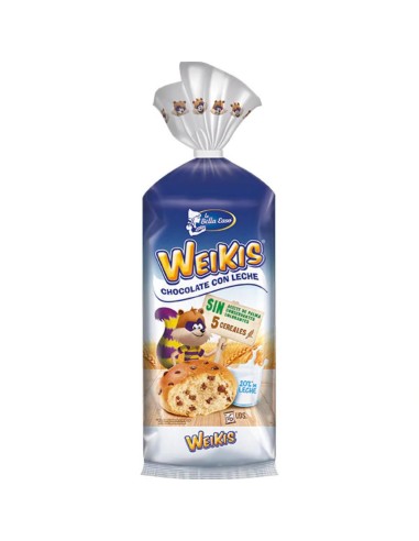 WEIKIS CHOCO/LECHE LBE 6 UD 240 GR