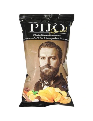 PATATAS FRITAS PIJO PIMIENTA-LIMON 130 G