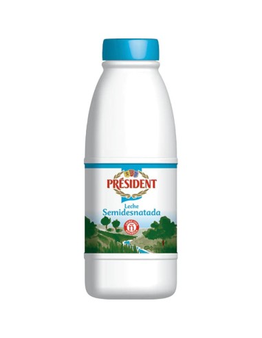 LECHE PRESIDENT SEMI BOTELLA 1,5 LT