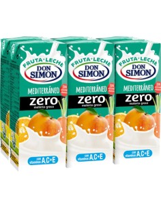 LECHE+ZUMO DON SIMON MEDITERRANEO ZERO PK-6 200ML 