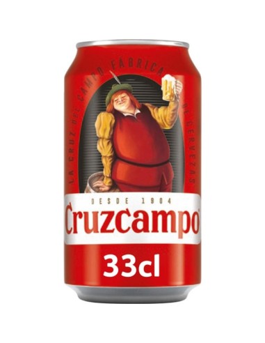 CERVEZA CRUZCAMPO BOTE 33 CC