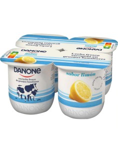 DANONE YOGHOURT SABOR LIMON X4