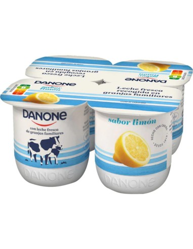 DANONE YOGHOURT SABOR LIMON X4