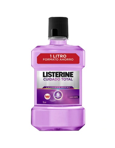 LISTERINE ENJUAGUE CUIDADO TOTAL 1 LT