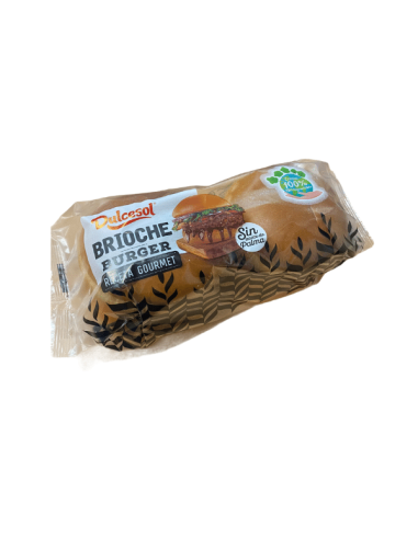 PAN BURGUER BRIOCHE DULCESOL 4UDS