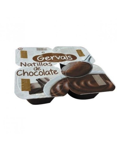 GERVAIS NATILLAS CHOCOLATE X 4