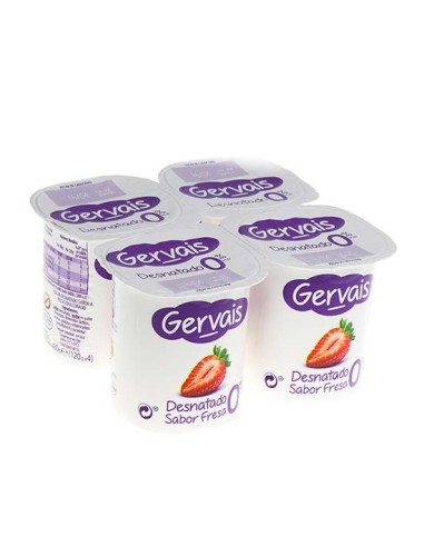 GERVAIS YOGHOURT 0% FRESA X 4