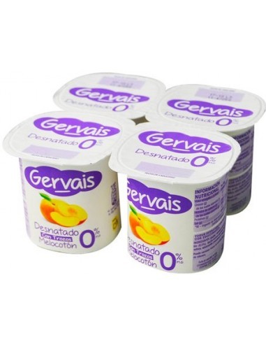 GERVAIS DESNAT. CON MELOCOTON X4