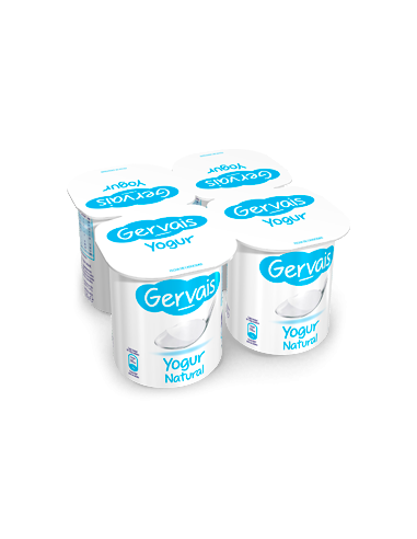 GERVAIS YOGHOURT NATURAL X4