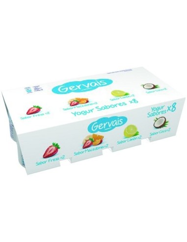 GERVAIS YOGHOURT SAB. LI/FRE/MAC/CO X8