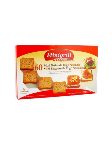 BISCOTES MINIGRILL GRIELLE CAJA 120 GRS