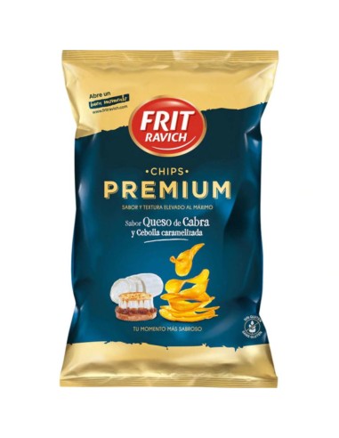 CHIPS PREMIUM QUESO CABRA FRIT RAVICH 110 GR