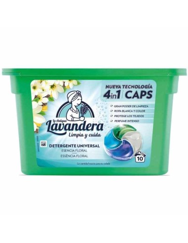 DETERGENTE CAPSULAS LA LAVANDERA 10 LAVADOS