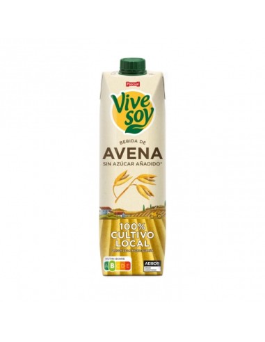 LECHE VIVESOY AVENA SIN AZUCAR BRIK 1LT