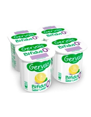 GERVAIS BIFIDUS 0% LIMON 4UD