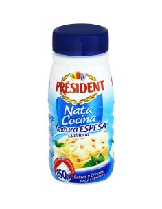 NATA PARA COCINAR ESPESA PRESIDENT 250 ML