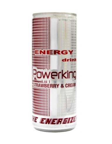 POWERKING ENERGY STRAWBER&CREAM 250ML