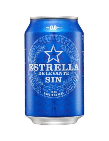 CERVEZA ESTRELLA LEVANTE 0´0 SIN 33 CL