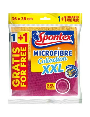 BAYETA SPONTEX MICROFIBRA ECONOMIC PK-2