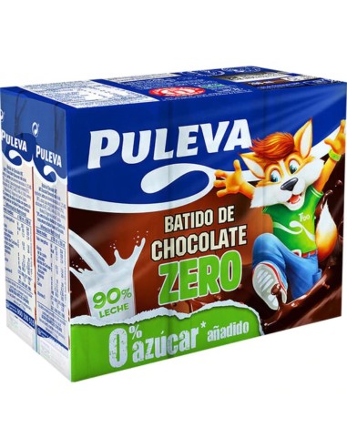 BATIDO PULEVA CACAO ZERO AZ MINI BRIK PK6-200 ML