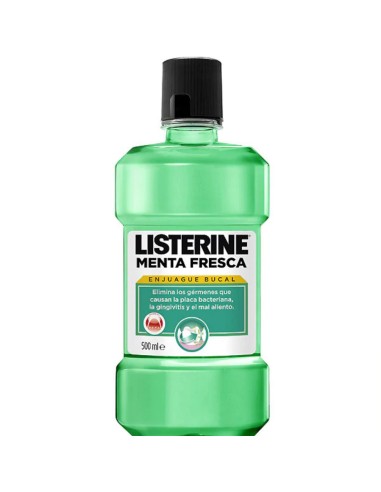 ENJUAGUE BUCAL MENTA FRESCA LISTERINE 500 ML