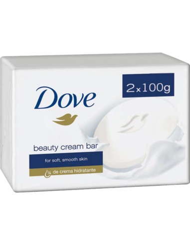 JABON TCDOR. DOVE HIDRATANTE PK-2 90GR