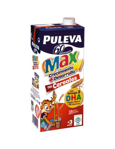 LECHE PULEVA MAX CEREALES BRIK 1 LT